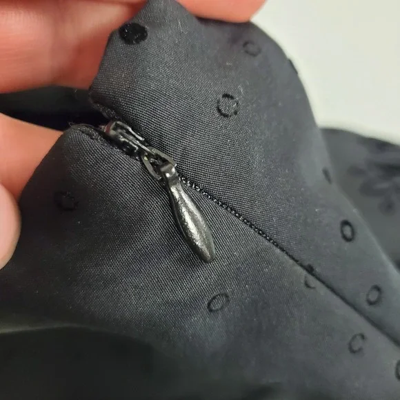 Apt 9 Womens Velvet Burnout Fairy Grunge Whimsigoth Skirt Size 4 Black Romantic - Picture 10 of 12